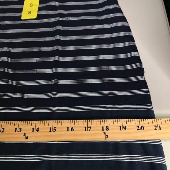 NEW Womens Pocket Dress Small Blue Striped UV Sun Protection - Picture 10 of 16